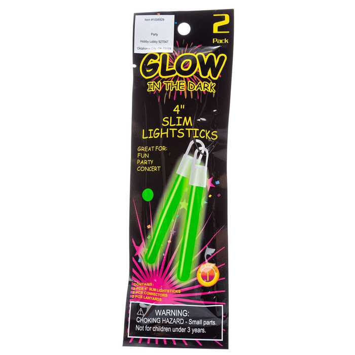 Slim Glow Sticks Hobby Lobby 1008929